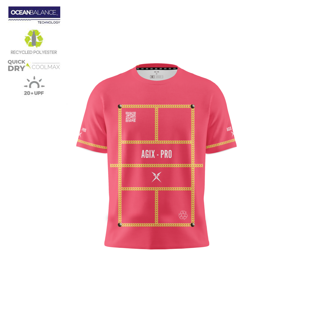 Áo ARENA GRID – PINK EDITION