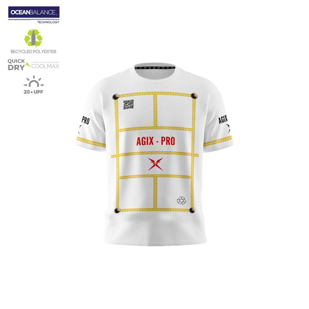 Áo ARENA GRID WHITE